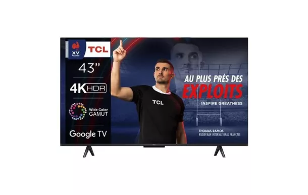 TCL Téléviseur Led 43 pouces UHD 4 K - 43P79B