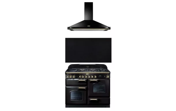FALCON Piano de cuisson CDL110DFBL/B-EU + FALHDC110BB/-EU + UNBSP110BL
