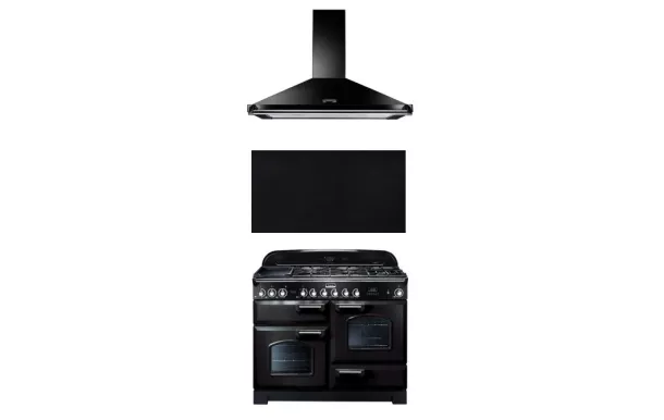 FALCON - Piano de cuisson CDL110DFBL/C-EU + FALHDC110BC/-EU + UNBSP110BL