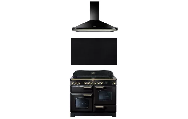 FALCON Piano de cuisson CDL110EIBL/B-EU + FALHDC110BB + UNBSP110BL