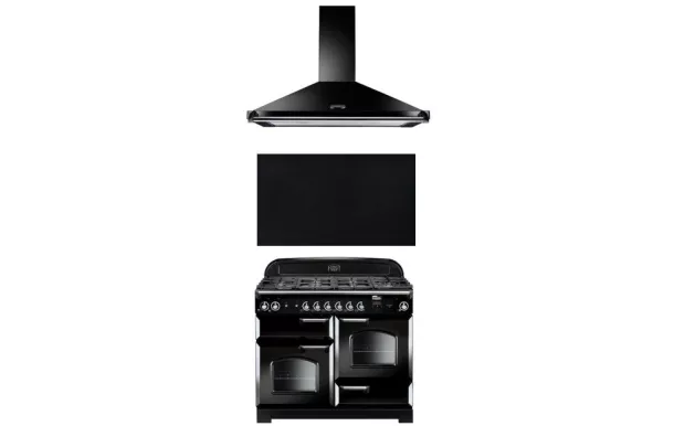 FALCON Piano de cuisson CDL110EIBL/B-EU + FALHDC110BB + UNBSP110BL