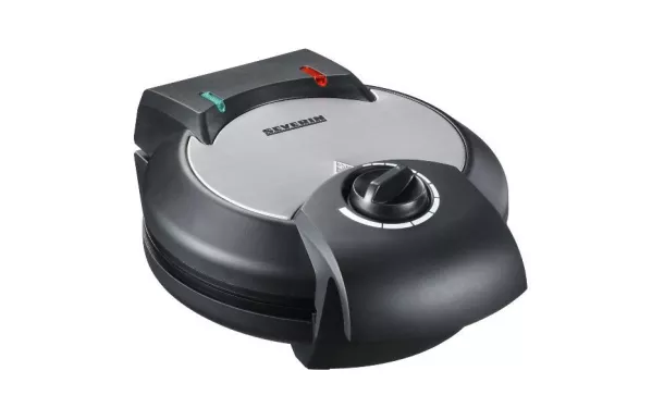 SEVERIN Gaufrier Cœur Noir & Inox - 2103