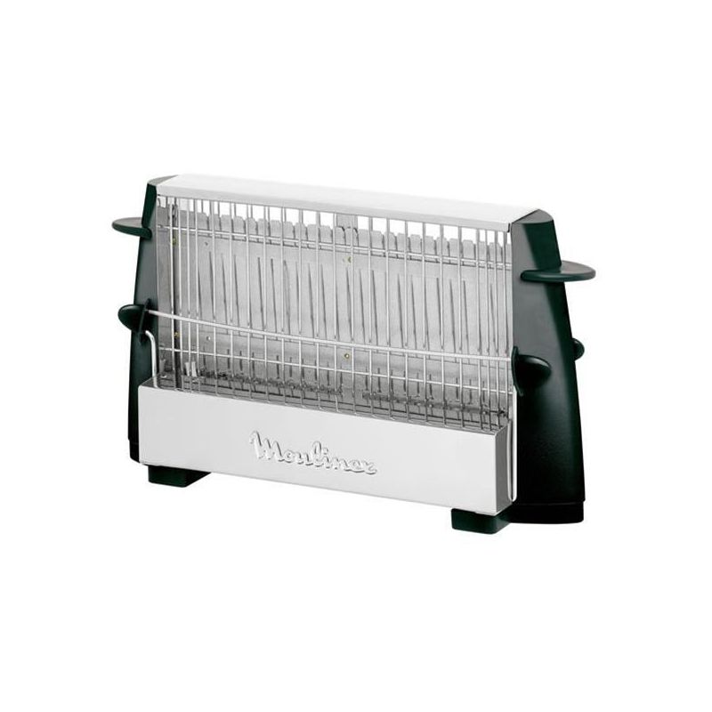 MOULINEX Grille Pain Noir Inox Vintage