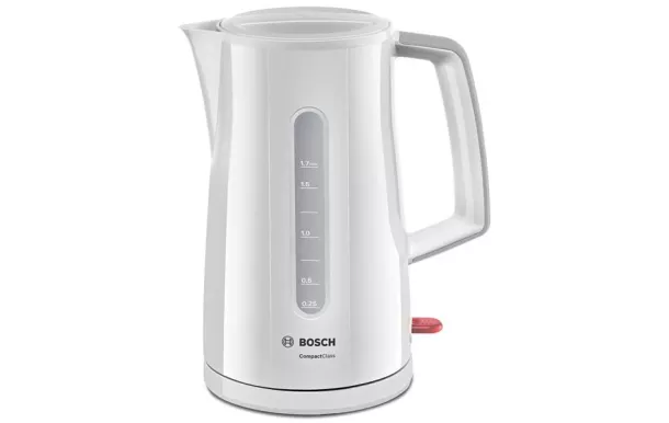 BOSCH Bouilloire 1.7 L Blanche - Compact Class