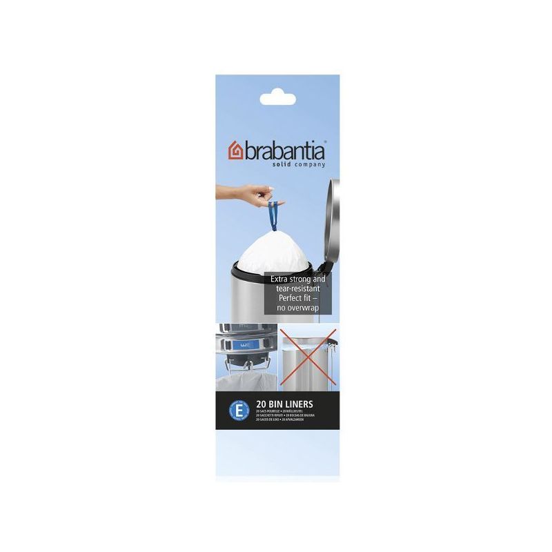 BRABANTIA Rouleau de 20 sacs poubelle Code E 20 L