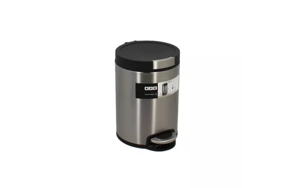 OGOLIVING Poubelle 5 L Inox Mat - Cylindrique