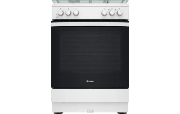 INDESIT cuisinière mixte 60 cm 3+1 - IS67M5KCW/FR