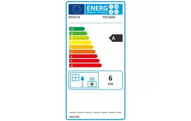 INVICTA Poêle à bois vintage 6 Kw - P914844