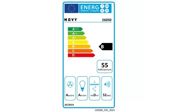 NOVY Groupe filtrant avec moteur débit 600 m3/h -  D26050