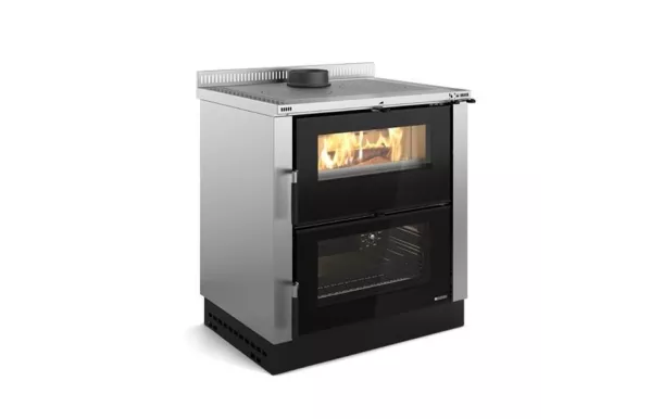 NORDICA Cuisinière à bois sans bouilleur 7 Kw - VERONAXXLINOX