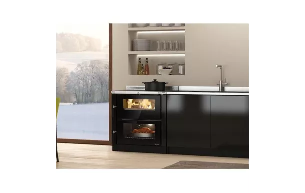 NORDICA Cuisinière à bois sans bouilleur 7 Kw - VERONAXXLNOIRANTHRAC
