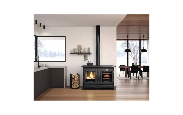 NORDICA Cuisinière à bois sans bouilleur 12 Kw -  ALASKANOIRE