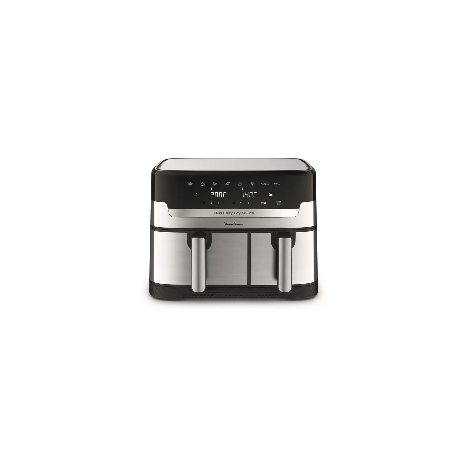 Friteuse sans huile MOULINEX Easy Fry and Grill Dual Inox