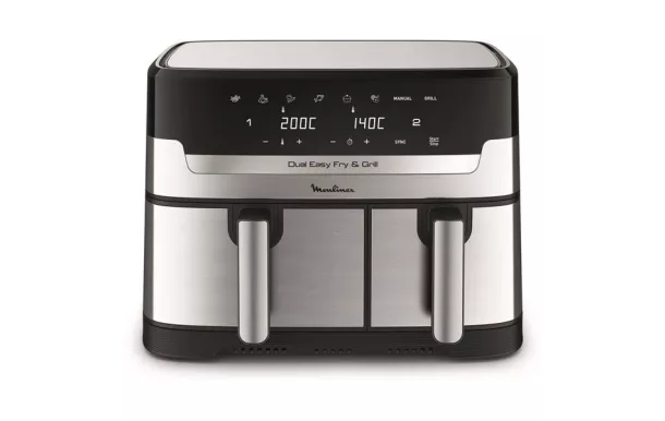MOULINEX Friteuse à air chaud 8,3 L - Air Dual Easy Fry & Grill - EZ905D20