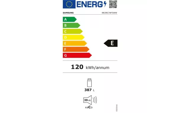 SAMSUNG Réfrigérateur  SAMSUNG - RR39C7AF5WW RR39C7AF5WW