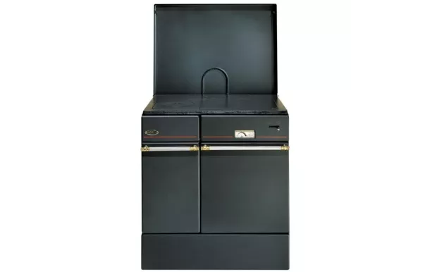 GODIN Cuisinière bois Arpège noire 75cm - 240162NOIR