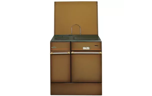 GODIN Cuisinière à bois Arpège 10 kw -  240162BRUNFONCE