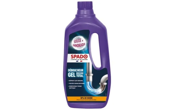 SPADO DEBOUCHEUR CANALISATIONS GEL SOUDE 1L PV82106703
