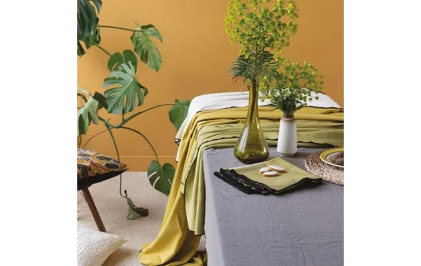 WINKLER NAPPE RECYCLEE GRACE KAKI 140 X 140 CM 1782020000