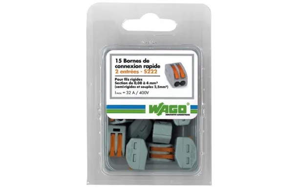 WAGO BORNE WAGO A CLIQUET 2E X15 SC 121466