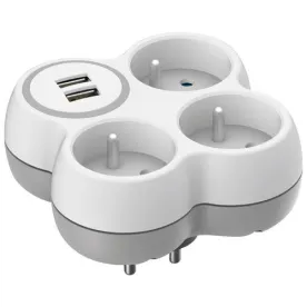 LIFEDOM TRIPLITE 2P+T +2 PORTS USB    SC 190728