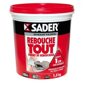 SADER ENDUIT REBOUCHE TOUT PATE 1.5KG SADER 30110803