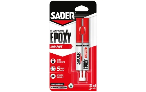 SADER SADER COLLE EPOXY RAPIDE SERINGUE 25ML 30621064