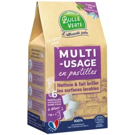BULLE VERTE MULTI USAGE EN PASTILLE X6 75BTE015BV