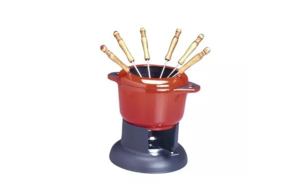  INVICTA Service à fondue rouge tajines poele paella fondue woks sushis pizza couscoussier avis moins cher
