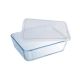 PYREX Plat rectangulaire avec couvercle 19 x 14 cm - Cook & Store Classic