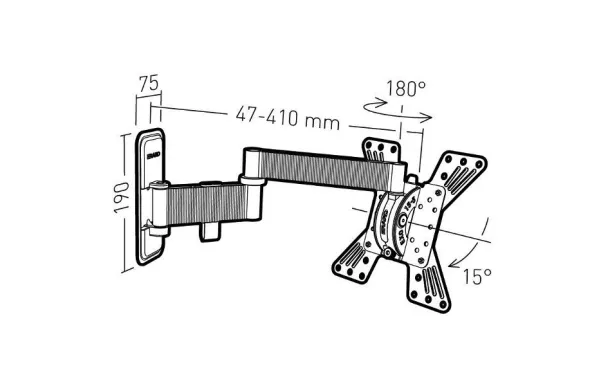 ERARD Support mural inclinable / orientable - 048320