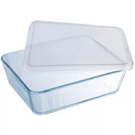 PYREX Plat rectangulaire avec couvercle 27 x 23 cm - Cook & Store Classic 