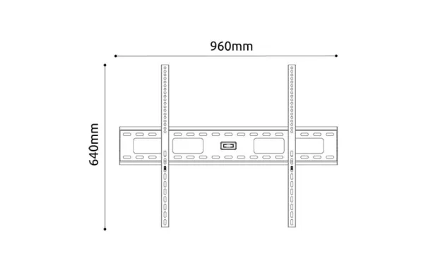 MBG FRANCE Support mural fixe ELB60100-FIX