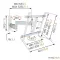 VOGEL'S Support mural inclinable / orientable TVM3245W