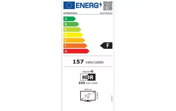LG Téléviseur Led 86 pouces UHD 4K - 86UR78006LB