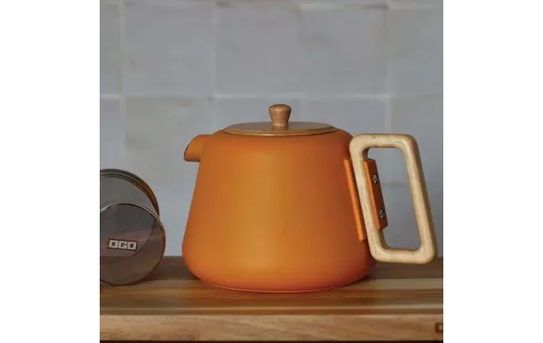 OGOLIVING Théière 1 L Jaune - Viggo