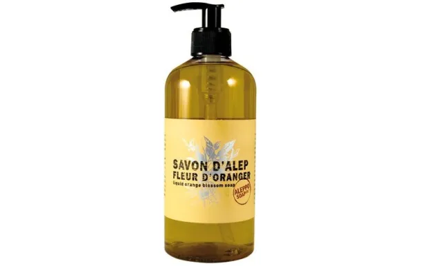 ALEPPO SOAP SAVON ALEP LIQUIDE FLEUR ORANGER 500ML ASCOPE17