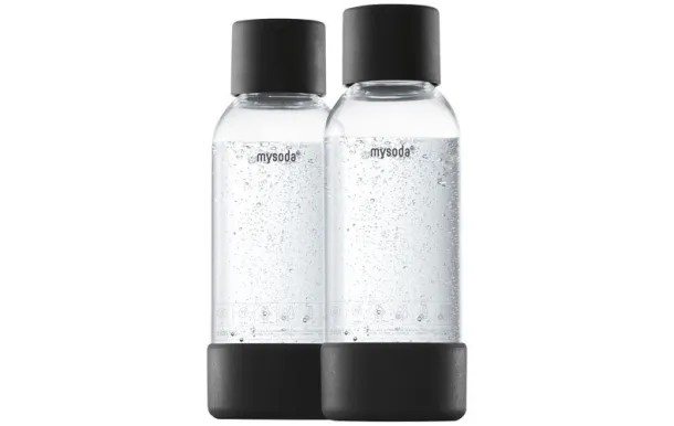 MYSODA BOUTEILLE (2) 0.5L PET ET BIOCOMPOSITE*NOIR EU-2PB05-B