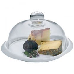 KELA Plateau fromage avec cloche en verre