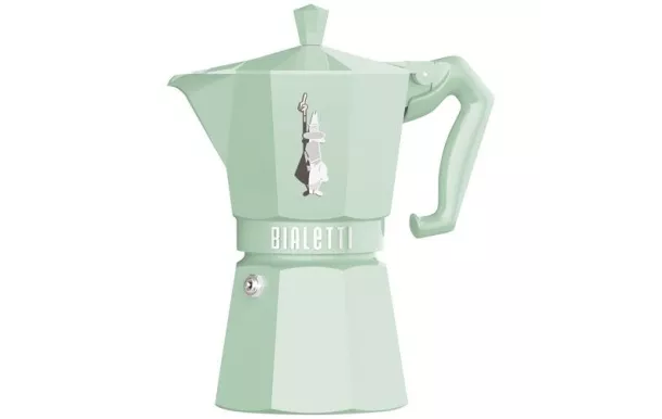 BIALETTI Cafetière italienne 6 tasses Vert Pastel - Moka Exclusive BIALETTI Cafetière italienne 6 tasses Vert Pastel - Moka Exclusive