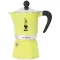 BIALETTI Cafetière italienne 6 tasses Jaune Pastel - Rainbow