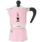 BIALETTI Cafetière italienne 6 tasses Rose Pastel - Rainbow