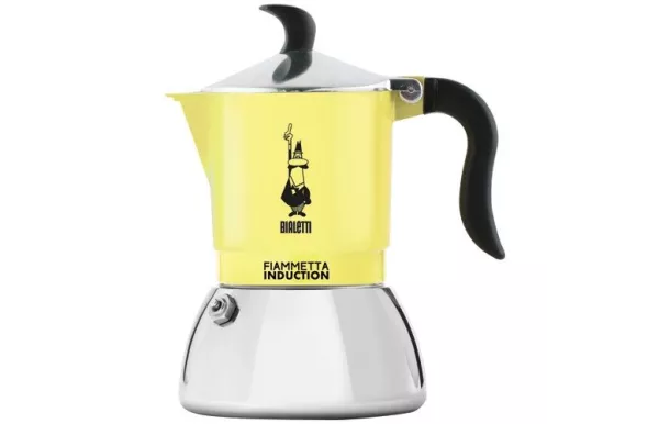 BIALETTI Cafetière italienne 4 tasses Jaune Pastel - Fiammetta