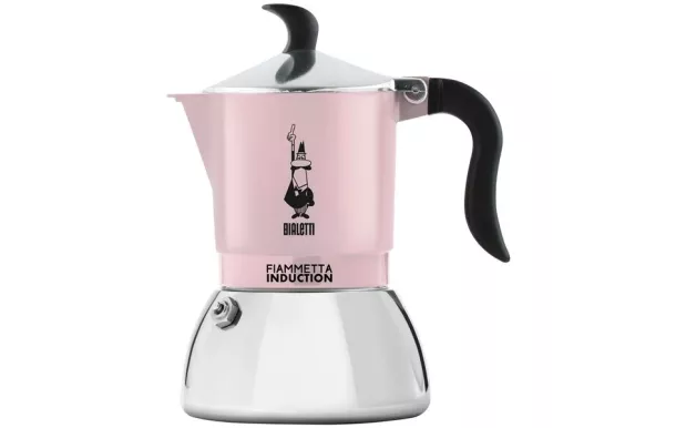 BIALETTI Cafetière italienne 4 tasses Rose Pastel - Fiammetta