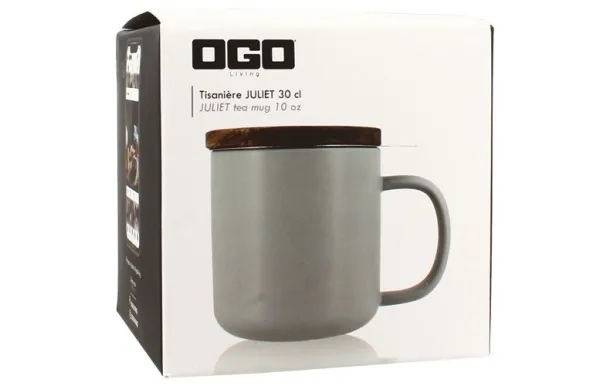 OGOLIVING JULIET TISANIERE 300 ML GRES GRIS PERLE  7912166