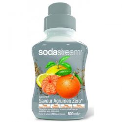 SODASTREAM Concentré 500 ml - ZERO Saveur Agrume