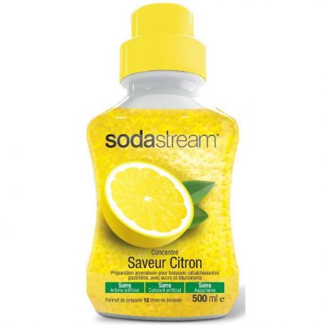 SODASTREAM Concentré 500 ml - Saveur Citron original