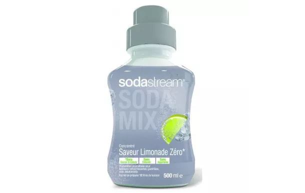 SODASTREAM Concentré 500 ml - ZERO Saveur Limonade avis moins cher
