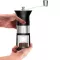 BIALETTI MOULINA CAFE MANUEL INOX NOIR MAT MCPRO001