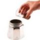 BIALETTI MOULINA CAFE MANUEL INOX NOIR MAT MCPRO001